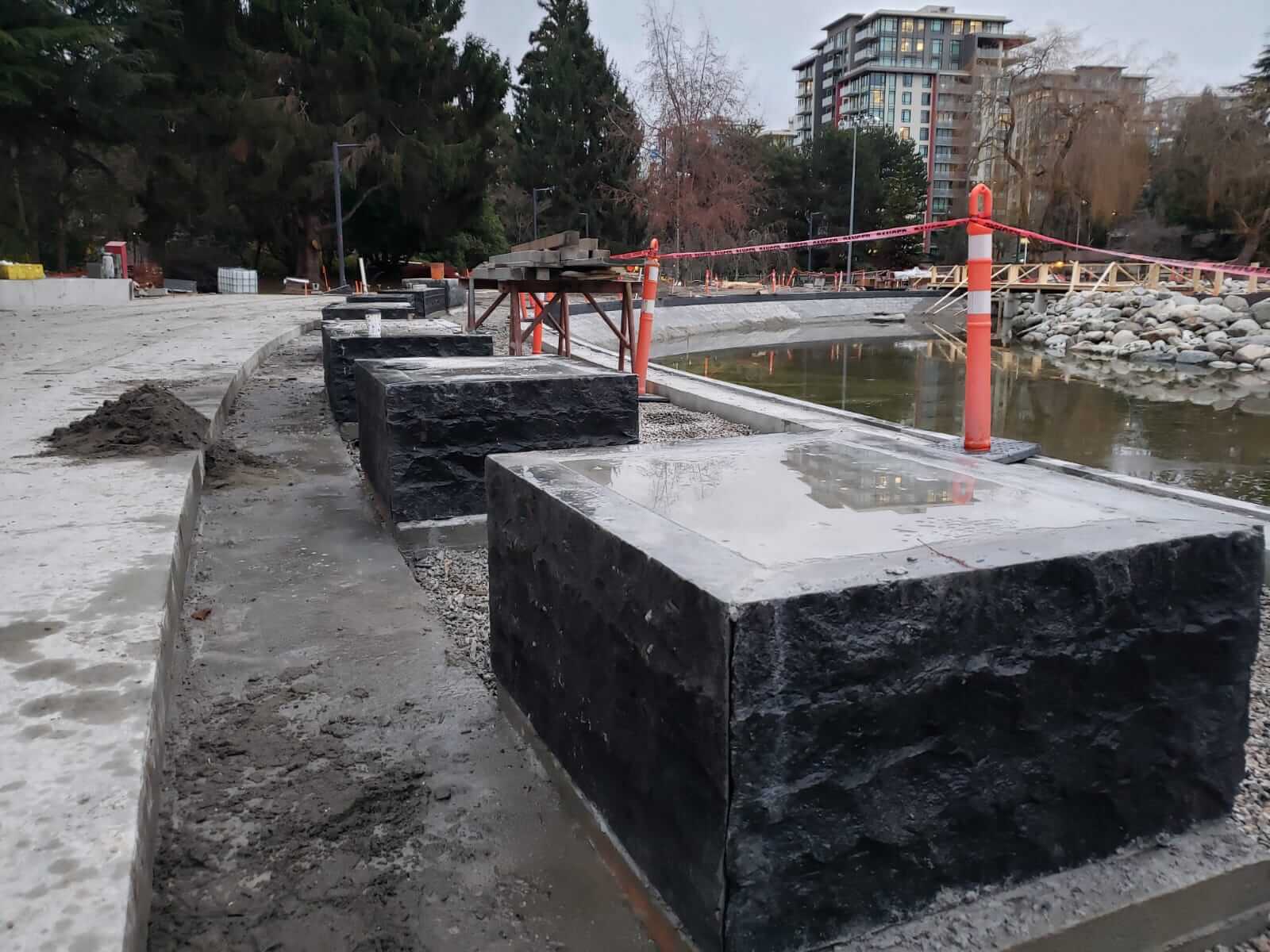 Seat Wall Sequence — Waterfront