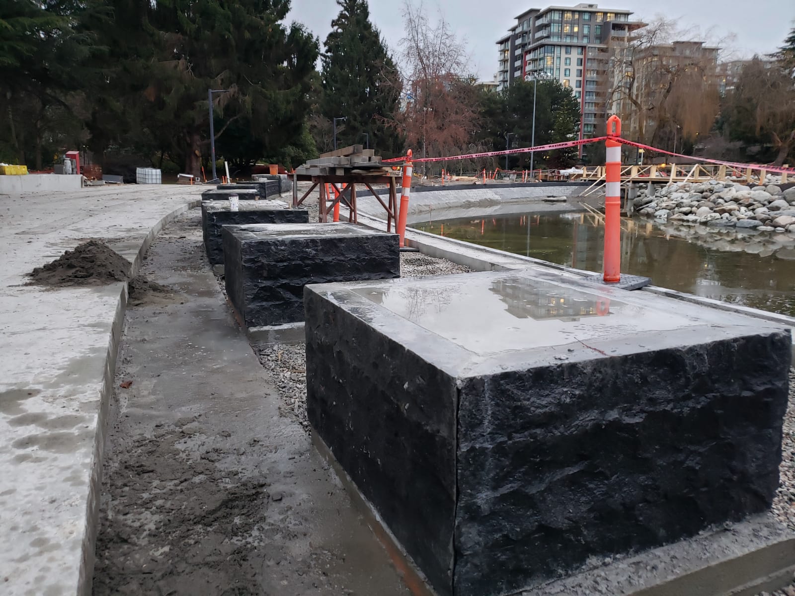Architectural Stone Installation