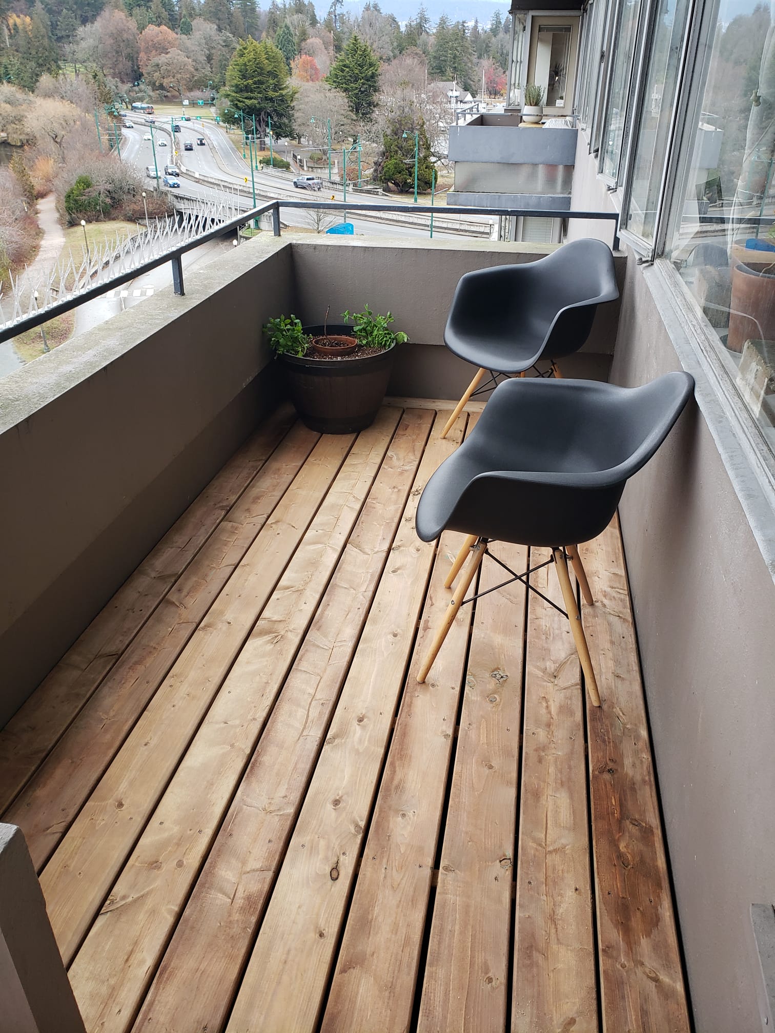 Balcony detail — The Keefer restoration project