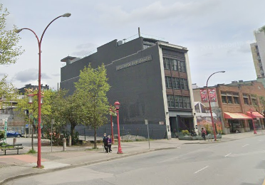 Street view of The Keefer heritage building — Downtown Eastside