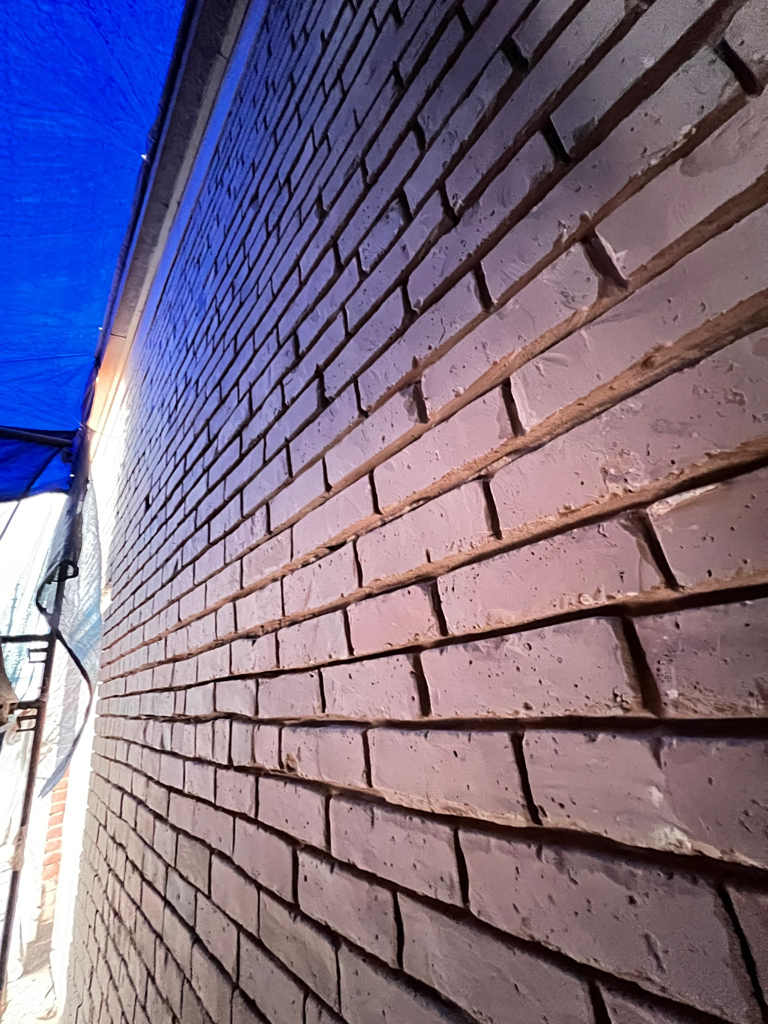 Heritage brick detail after restoration — The Keefer