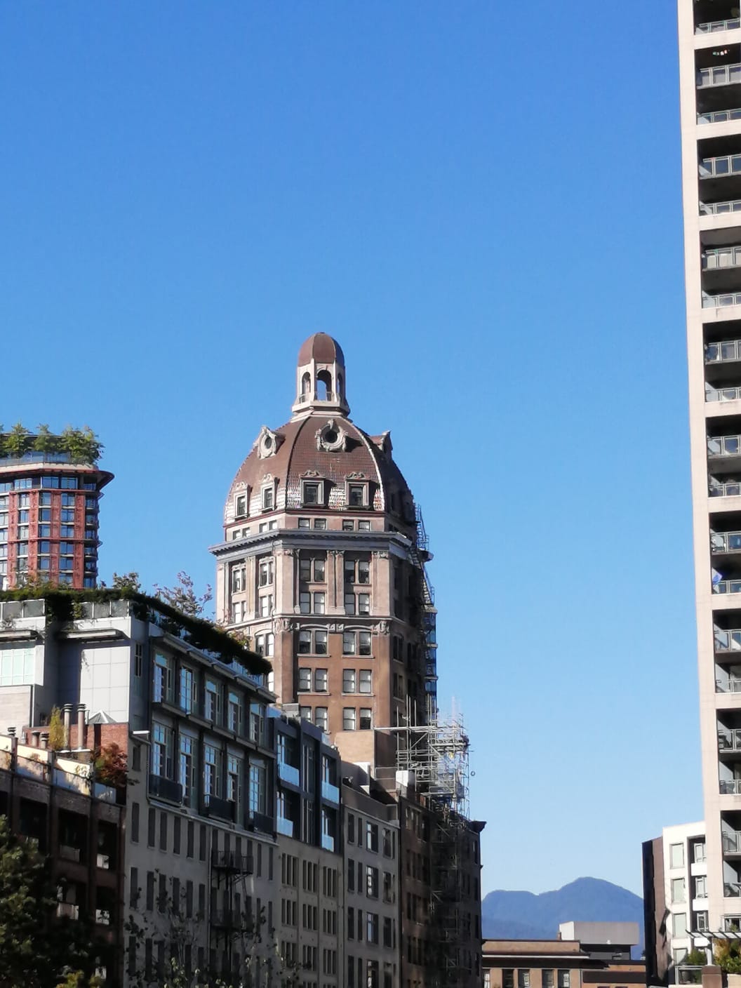 The Sun Tower's landmark dome — Downtown Vancouver